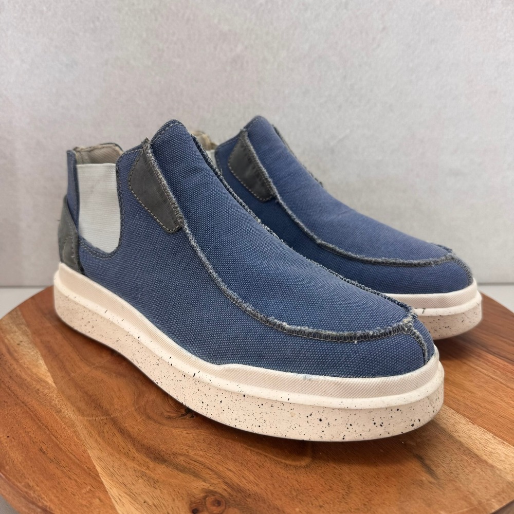 Romika Casual Shoes Chelsea Ankle Boots Comfort Slip On Blue Mens Size 6.5